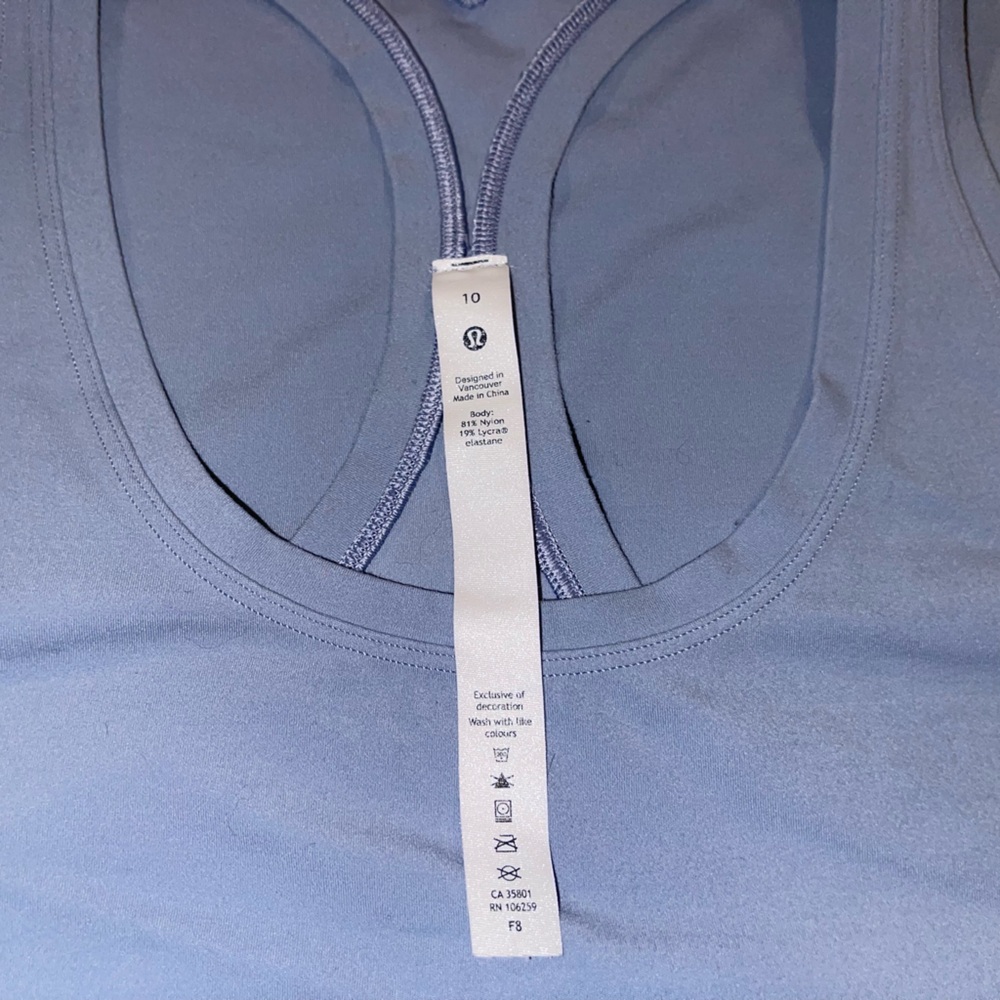 Lulu lemon racer back